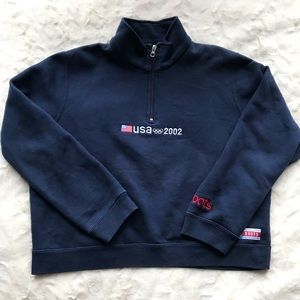 2002 olympics quarter zip sweatshirt